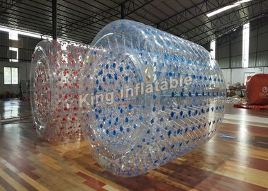 Transparent Custom Inflatable Water Toy Inflatable Water Roller For Adult / Kids