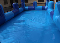 Blauwe pvc-Jonge geitjeszwembaden, Hitte - verzegelde Opblaasbare Zwembaden 0.9 mm