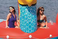 Gigantische 6-persoons opblaasbare papegaaienpoolvlotter 4,8 m lang x 4 m breed x 2 m hoog zwemmend speelgoed