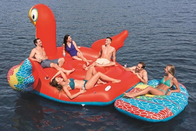 Gigantische 6-persoons opblaasbare papegaaienpoolvlotter 4,8 m lang x 4 m breed x 2 m hoog zwemmend speelgoed