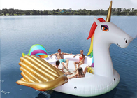 Opblaasbaar Volwassen het Waterstuk speelgoed 6 Persoon Opblaasbaar Unicorn Pool Float van de Eilandvlotter