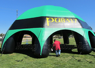 Opblaasbare Groene Zwarte Commerciële de Schaduwslag van de Gebeurtenistent - omhoog de Tent van de Luifelspin