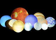 De openluchtballon van de de Planetenbol van Reclameballons Opblaasbare Hangende met Geleid Licht
