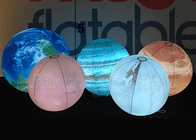 De openluchtballon van de de Planetenbol van Reclameballons Opblaasbare Hangende met Geleid Licht