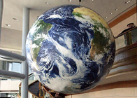 Reuze Reclameinflatables Word LEIDENE van de de Kaartbal van de Bolaarde hangende Planeten