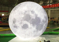 De reuze Opblaasbare Ballon van Large Planets Globe van de Reclamemaan Modeldie voor Decoratie wordt geleid