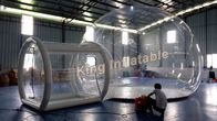 0.65mm Tent van de de Tent Duidelijke Luchtbel van pvc de Transparante Opblaasbare met Enige Laag