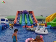 Opblaasbare glijbaan zwembad speelgoed zwembaden opblaasbaar waterpark met zwembad