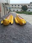 Drijvende speelgoed Opblaasbare Vissersboten 5 de Boot van de Persoonsbanaan voor straalparodie