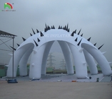 Witte opblaasbare tenten buitenopblaasbare op maat gemaakte tenten PVC-tent opblaasbare tentoonstellings tenten