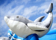 Pas Zaken 1.6ft Blauw aan Dolfijn Opblaasbaar het Springen Kasteel voor Jonge geitjesdubbel - Drievoudige Steek