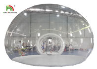 6m Tent van de Diameter de Transparante Opblaasbare Bel met Tunnel voor Openlucht het Kamperen Huur