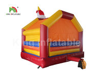 4*4m Oranje Commercieel Clown Opblaasbaar het Springen Kasteel voor Partij en Gebeurtenis