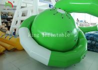 Groen/Wit van het Geteerde zeildoek Opblaasbaar Drijvend Saturn van pvc van de UFOvorm het Waterstuk speelgoed voor het Beklimmen