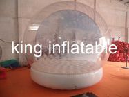 Van de de Bellenballon van douane de Duidelijke pvc Tent van de de Sneeuwbol Opblaasbare met Luchtdichte Basis