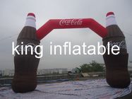 De Vorm Opblaasbare Bogen van de coca-colafles voor Adverterende/Opblaasbare Ingangsboog