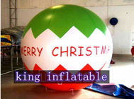 Kerstmis die Opblaasbaar de Diameterpvc van Ballon3m voor Bevordering adverteren