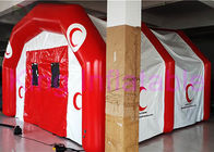 De rode/Witte Ventilators van de Tentce van Douanepvc Opblaasbare voor Openlucht/Binnengebeurtenissen