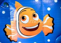 Dia van het Clownfish de Opblaasbare Water met Zwembad door Duurzaam pvc-Geteerd zeildoek