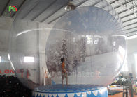 de Grootte van 4 m Menselijke Opblaasbare Reclamesneeuwballen/Slag - omhoog Sneeuwbol