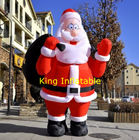 210D 2m 3m Hoge Opblaasbare Santa Claus For Home Backyard