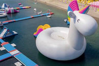 Unicorn Theme Inflatable Floating Aqua-de Digitale Druk van het Waterpark