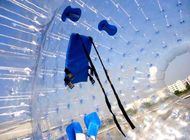Transparante Opblaasbare speelgoed-Grote Voetbalbal met Duurzame pvc/TPU van Plato