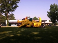 Grote Dragon Inflatable Bouncer Castle Obstacle-Cursus voor Jonge geitjes