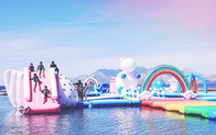 Unicorn Themed Blow Up Water parkeert 100 persoonscapaciteit