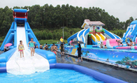 Bedrijven Opblaasbaar Toy Dragon Boat Theme Swimming Pool-Waterterrein