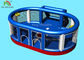 8.5 * 8 M Blue Inflatable Sport Games / Blow Up Football Field For Kids