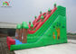Double Sewing Inflatable Dry Slide Green Forest Theme EN14960 CE EN71