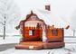 Winter World Theme 0.55mm Commercial Inflatable Jumping Castle