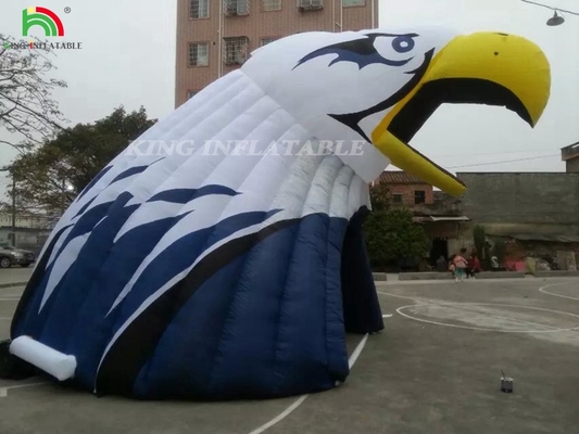 opblaasbare adelaar tunnel opblaasbare dieren sport ingang voor het spel aangepast opblaasbare adelaar mascotte tunnel