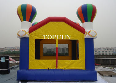 Pvc-Kasteel van Bouncy van Geteerd zeildoekjonge geitjes het Opblaasbare met Ballons 4 x 4 m-Douane