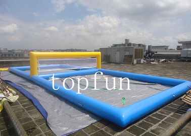 Blauw Opblaasbaar van het het Water Opblaasbaar Strand van Sportenspelen het Volleyballhof