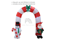 Opblaasbare Kerstmisdecoratie van Bogensanta claus snowman outdoor inflatable advertising