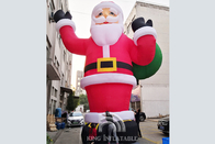 De reuzeslag van 33 Voet/van 10m Inflatable Santa Outdoor Inflatable Christmas Decoration - omhoog Santa Claus