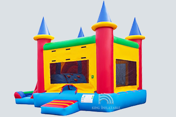 De opblaasbare Commerciële Jonge geitjes die van Combo van het Uitsmijterkasteel het Huis van Kasteelbouncy voor Partij springen