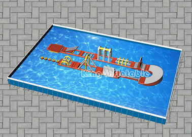 Waterdicht Reuze Opblaasbaar Waterpark voor Volwassene/Kind 2 Jaar Garantie