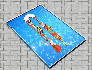 Waterdicht Reuze Opblaasbaar Waterpark voor Volwassene/Kind 2 Jaar Garantie