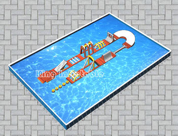 Waterdicht Reuze Opblaasbaar Waterpark voor Volwassene/Kind 2 Jaar Garantie