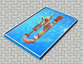 Waterdicht Reuze Opblaasbaar Waterpark voor Volwassene/Kind 2 Jaar Garantie