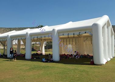 0.6mm de het Geteerde zeildoeklucht van Pvc verzegelde Opblaasbare Witte Tent voor Gebeurtenis/Pakhuis