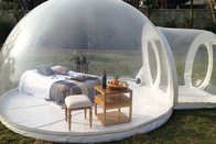 Het opblaasbare Glamping-Huis van de Tent Openlucht Transparante Hotels van de Koepelbel voor Huur