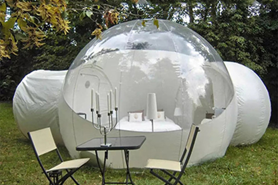 Het Kamperen van koningsinflatable bubble tent de Openluchthotels van het Bellenhuis