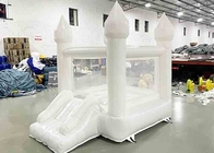 Wit Mini Inflatable Bouncer Outdoor Indoor-van de Partijbouncy van de Jonge geitjesverjaardag het Kasteelhuis
