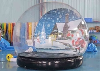 De opblaasbare van de Kerstmisdecoratie van de Sneeuwbol Tent van de de Koepelbel Transparante met Luchtventilator