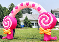 Van de de Verjaardagspartij van roze Kinderen van het de Decoratie Opblaasbare Suikergoed de Zijdeboog voor Festival