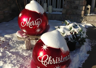 Merry Christmas Opblaasballon Ornamenten Yard Decoratie Grote Outdoor PVC Opblaasbare Ballen